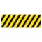Signmission Striped 18in Non-Slip Floor Marker, 16" x 16", FD-2-R-16-99824 FD-2-R-16-99824 - alternate 1